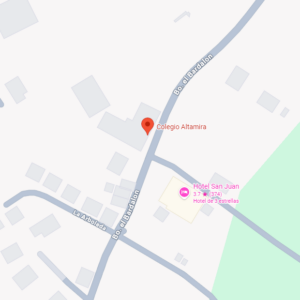 Plano de situación del Colegio Altamira Plano de situación del Colegio Altamira
