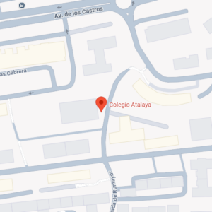 Plano de situación del Colegio Atalaya Plano de situación del Colegio Atalaya